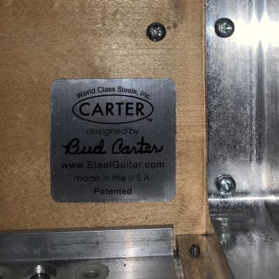 Carter Pedal Steel S-12, Universal Setup 2008 - Transparent Hot Rod Red image 7