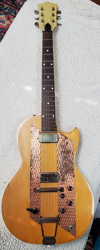 Kay Electric Guitar 1960's Natural Blond image 1
