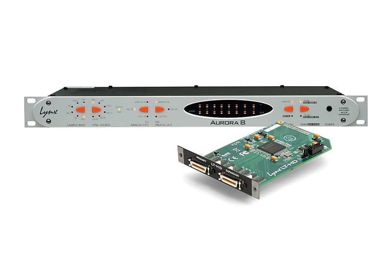 Lynx Aurora 8 8-Channel Mastering AD/DA Converter with LT-HD Pro Tools HD Card image 2