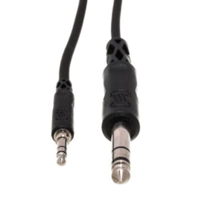 Hosa Stereo Interconnect 3.5 mm TRS to 1/4 in TRS, 5 Foot image 3