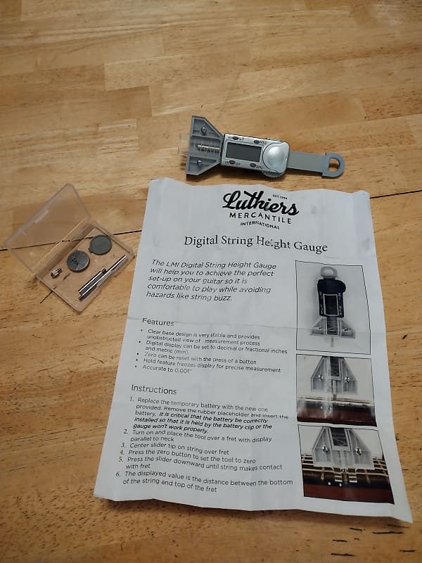 Luthiers Mercantile Digital String Height Gauge Reverb