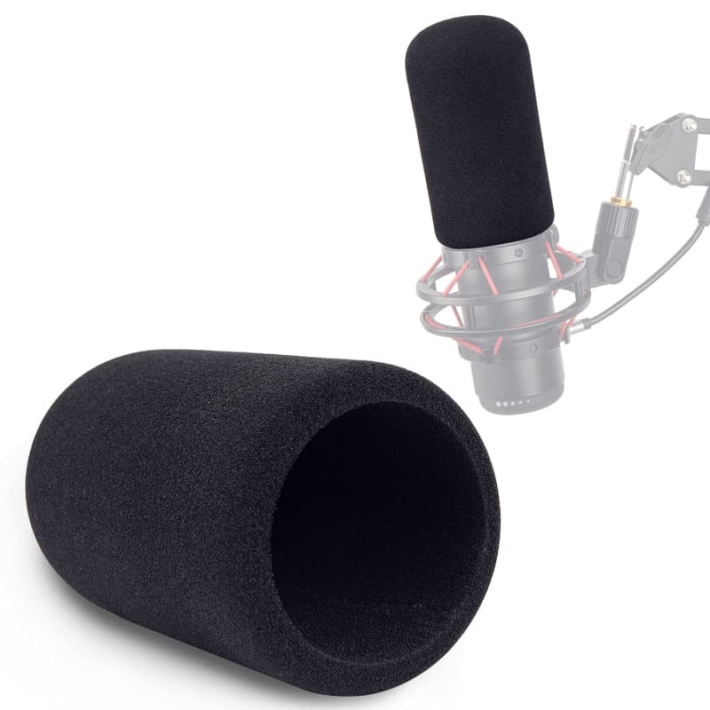  SoloCast Microphone Pop Filter Windscreen - Noise Reduction  Gaming Mic Foam Covers, Mic Foam Cover Pop Filter Compatible with HyperX  SoloCast White by SUNMON : Musical Instruments