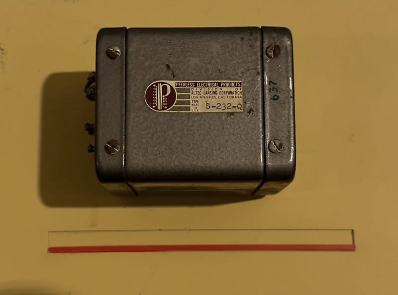 Rare Peerless S-232-Q output transformer 20-20 Series Altec 10-100k For  Tube Amp