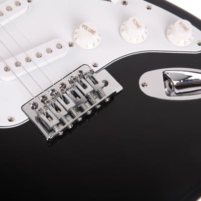 Glarry GST Maple Fingerboard Electric Guitar Black image 5