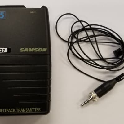 Samson ST5 Beltpack Transmitter with Lavalier mic Channel 27 black / black image 1