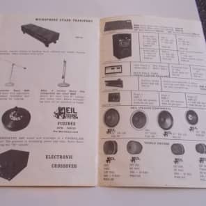 Heil Sound Mr Bob Heil  gear  70's Catalog  1972 / before the Talkbox..Mellotron - Phase Linear -JBL image 7