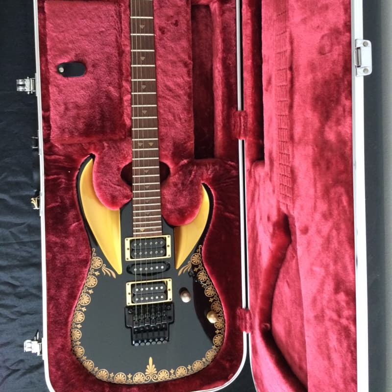 Ibanez  J-Custom RG JOE 75X - 1996 - Black and Gold