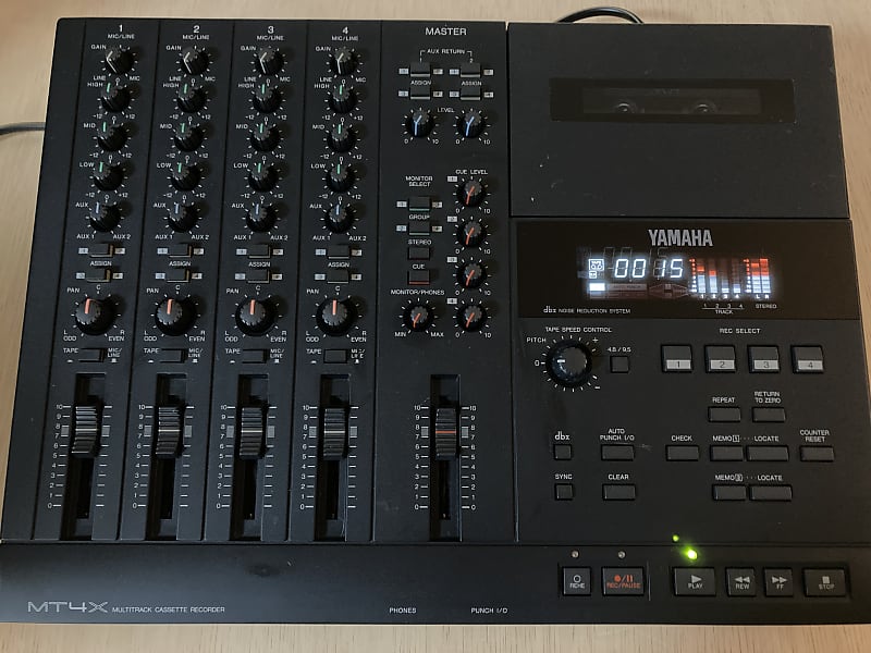 Yamaha MT4X Multitrack Cassette Recorder 1990s - Black | Reverb