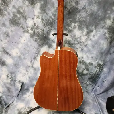 2007 Washburn D10SCE/12  Natural 12 String Guitar New Strings Pro Setup Original Hard Shell Case image 9