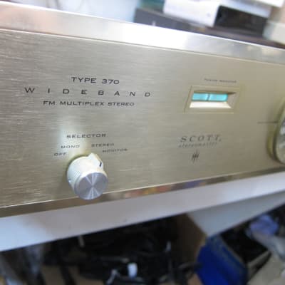 Vintage Scott 370 Wideband MPX  Stereo FM Tube Tuner,Working, All Sockets Cleaned, Ex Quality+ Sound, 1960s, USA image 3
