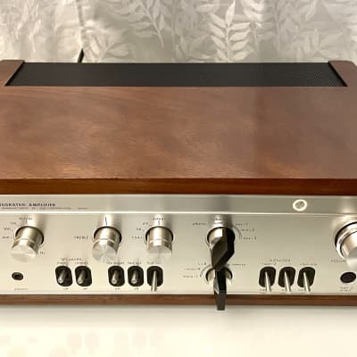 Vintage Rare Luxman SQ505X (30 WPC / 50 WPC) Integrated Amplifier - Rosewood+ Serviced + Clean image 2