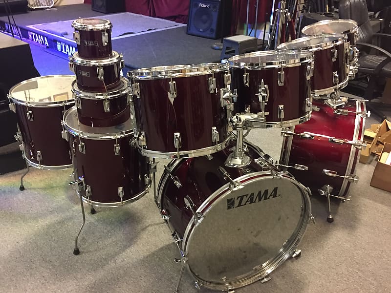 Tama Imperialstar 80 s vintage red