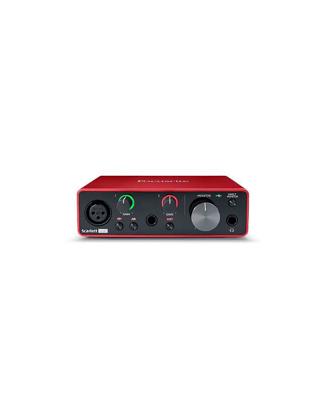 Scarlett Solo Compact USB Audio Interface, 3rd Generation image 1