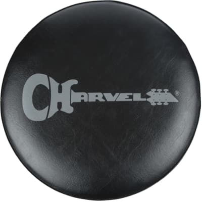 Charvel Guitars 30" Black Logo Bar Stool Vinyl Padding #2990600030 image 2