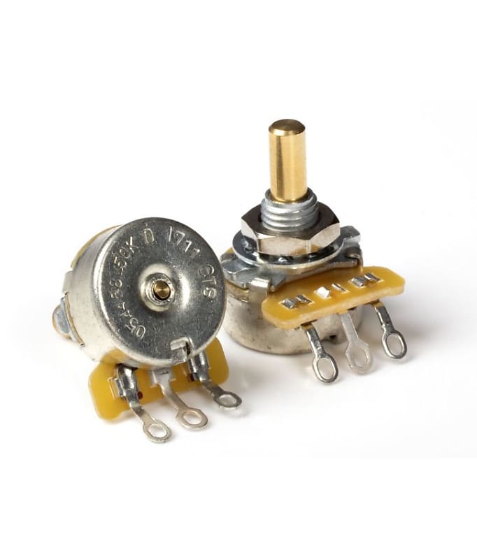 CTS 50k Linear Pot, Mini, for Jazzmaster/Jaguar Reverb
