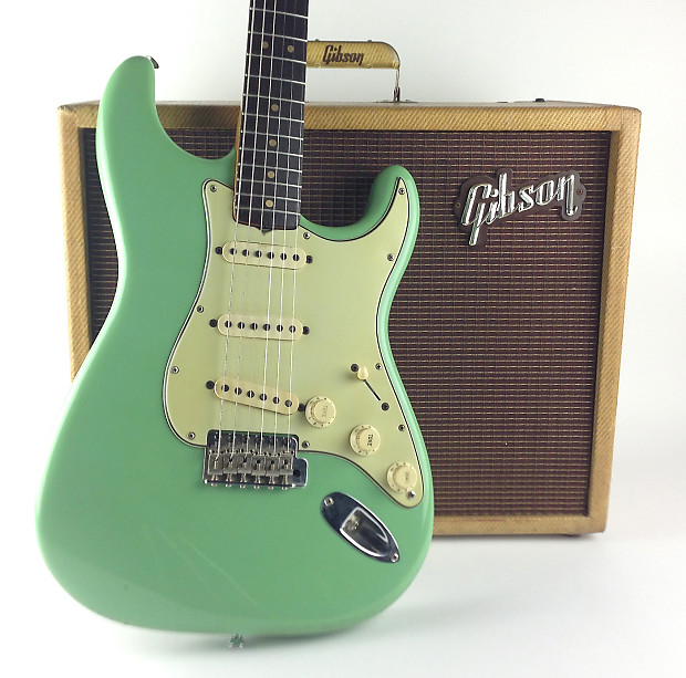 Vintage surf green stratocaster new arrivals