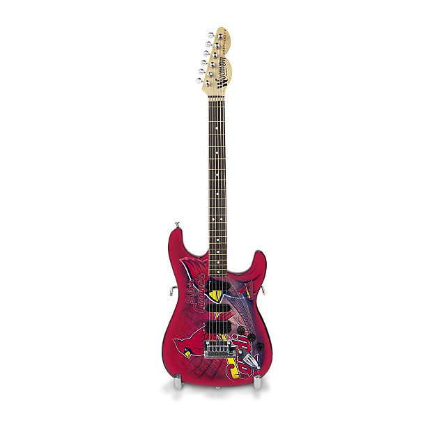 Woodrow St. Louis Cardinals 10“ Collectible Mini Guitar image 1