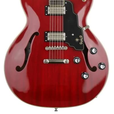 Guild Newark St. Collection Starfire IV ST-12 2023 Cherry Red image 1
