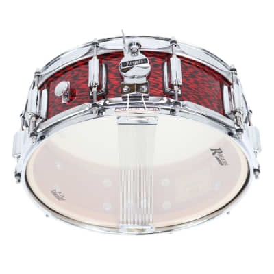 Rogers SuperTen Wood Shell Snare Drum 14x5 Red Onyx image 3