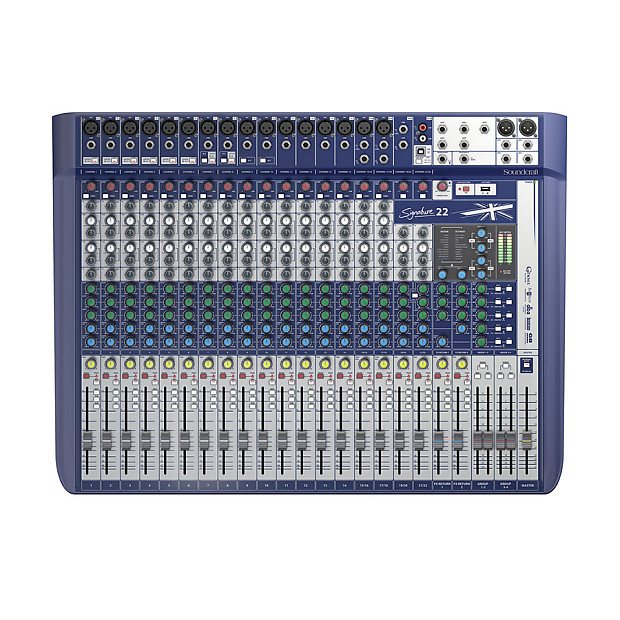 Soundcraft Signature 22 22-Channel Analog Mixer w/ Effects image 1