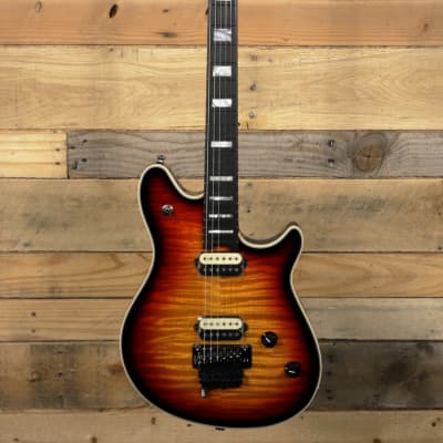 EVH Wolfgang USA 5A Flame Maple Electric Guitar 3-Color Sunburst  w/ Case image 4