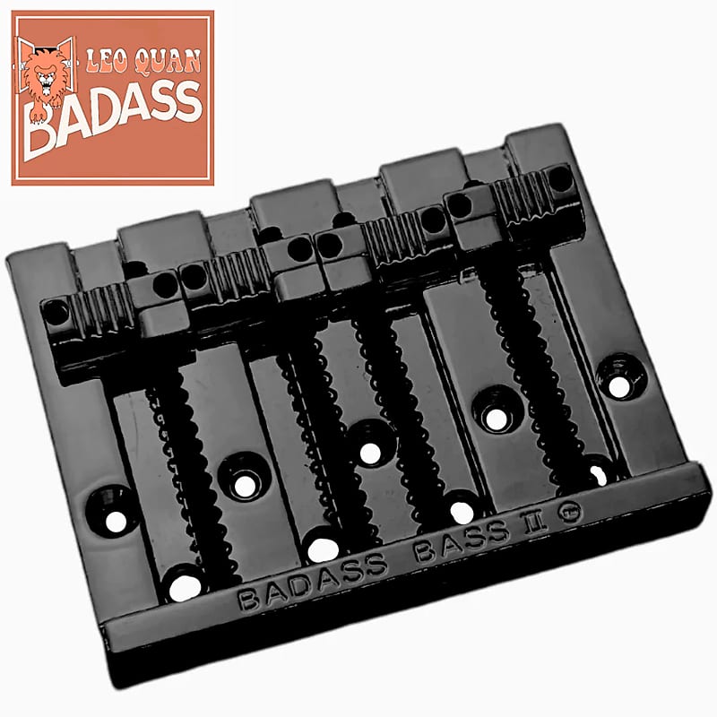NEW Leo Quan® Badass II™ 4String Bass Bridge Grooved Reverb