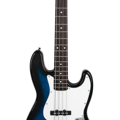 Glarry GJazz Electric Bass Guitar w/ 20W Electric Bass Amplifier Blue image 7