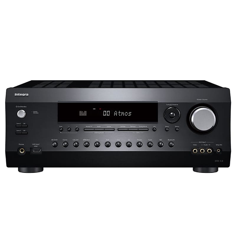 Integra DRX 3.4 100W 9.2-Channel 8K Network AV Receiver  			