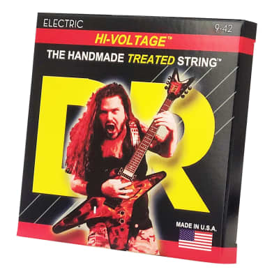 DR Strings Hi-Voltage Dimebag Darrell - Nickel Plated Electric Guitar Strings: Light 9-42 image 3