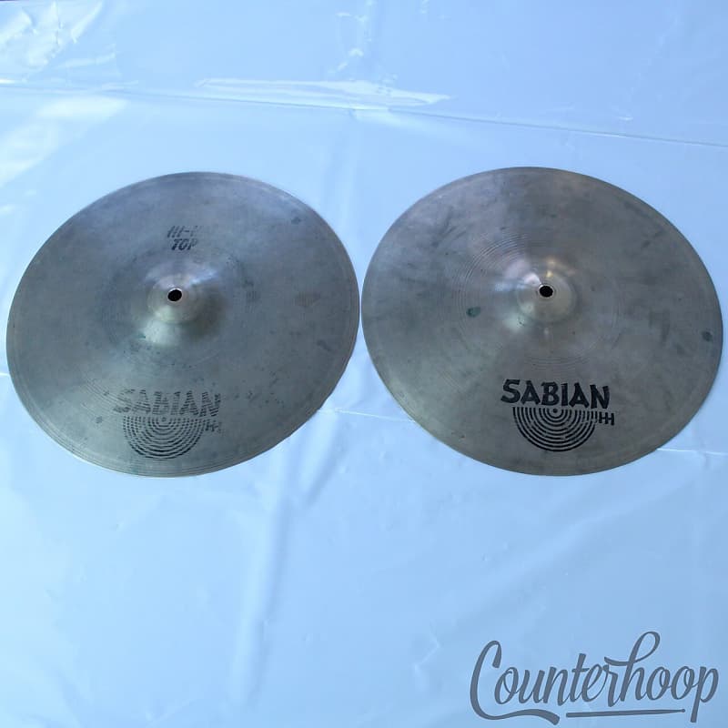 Sabian HH 14"HiHats 80s OG Hand Hammered 996/1086g MedThin Reverb