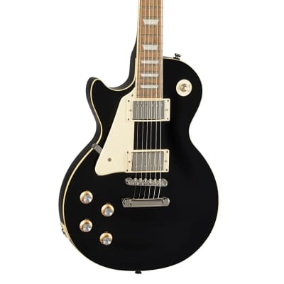 Epiphone Left Handed Les Paul Standard ‘60s Electric Guitar in Ebony image 2