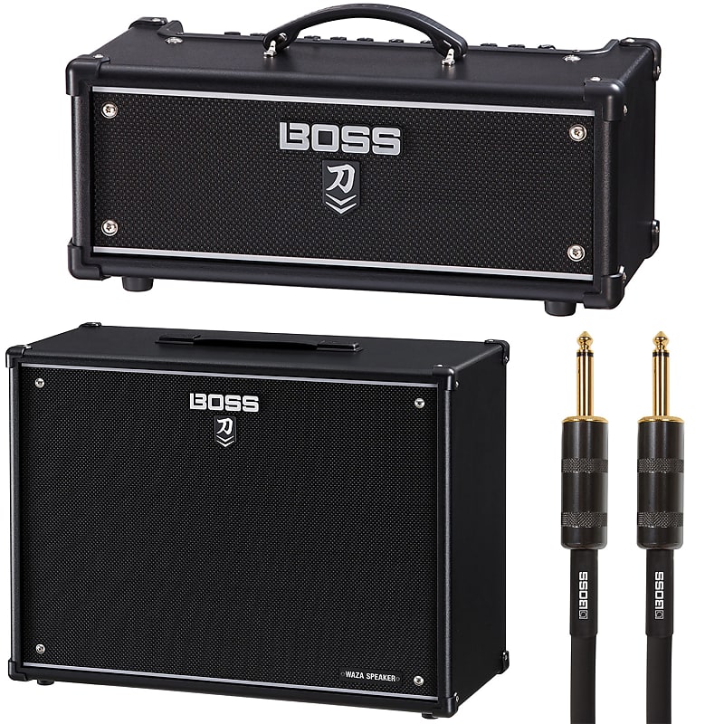 BOSS Katana-Head MkII 100-Watt Guitar Amp Head w/ Katana KTN-C212W 2x12