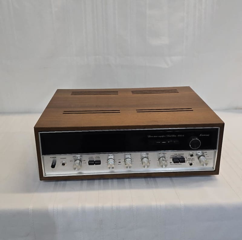 Sansui 5000A Receiver 1974-76 - Wood  			