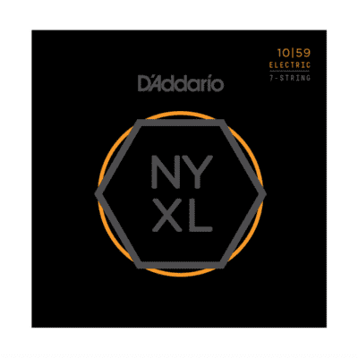 D'Addario Electric Guitar NYXL Regular Light 7-String 10-59 image 3