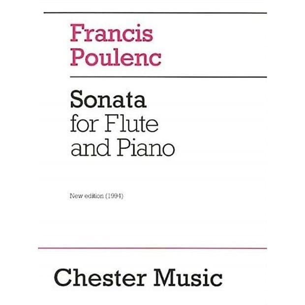 Sonata For Flute And Piano: Revised Edition, 1994 | Reverb