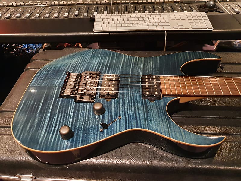 RARE Ibanez Prestige RG3120 TW Twilight Blue RG Flame Top J