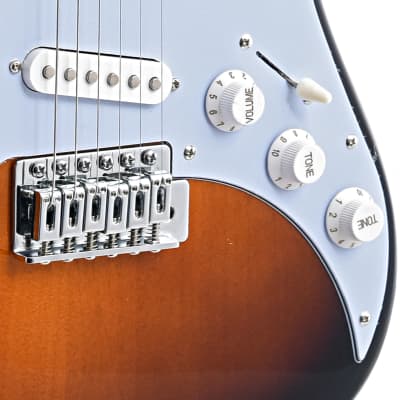 AXL AS-750 Headliner SRO Electric Guitar Sunburst Finish image 3