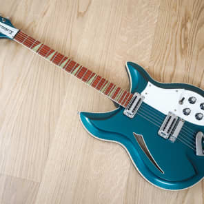 【希少】rs guitar burst boost 1993 Rickenbacker 381V69 Turquoise Electric Guitar w