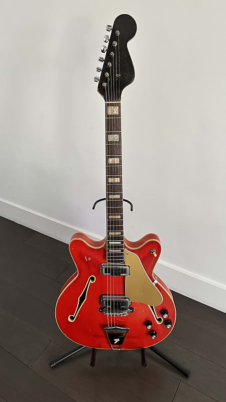 Fender Coronado II with Rosewood Fretboard 1966 - 1972 - Candy Apple Red image 1