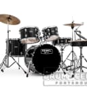 Mapex Rebel 5 Pc Complete Junior Set Up with Fast Size Toms Black