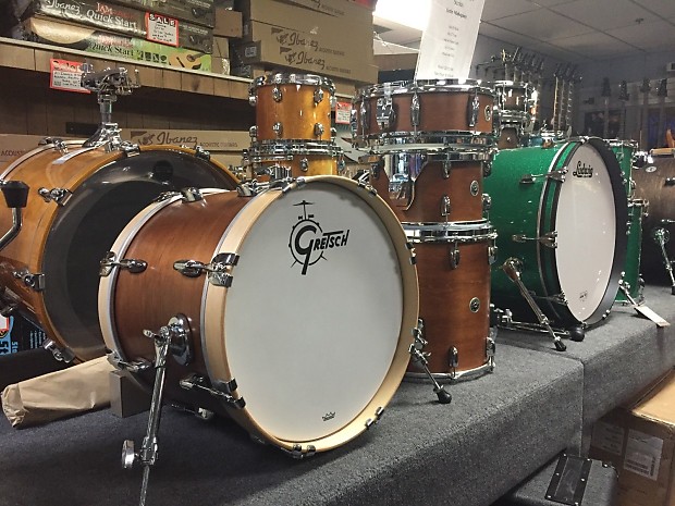 Gretsch Brooklyn Series Satin Mahogany Jazz Kit Satin Mahogany