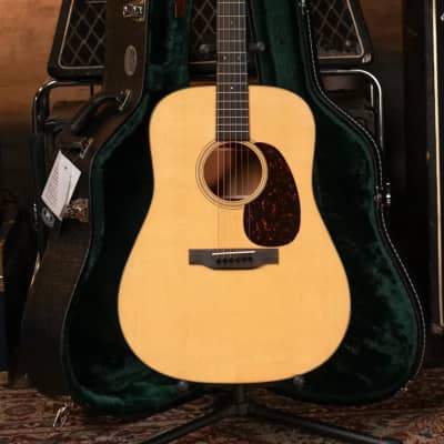 Martin D-18 Acoustic Guitar - Natural with Hardshell Case image 12