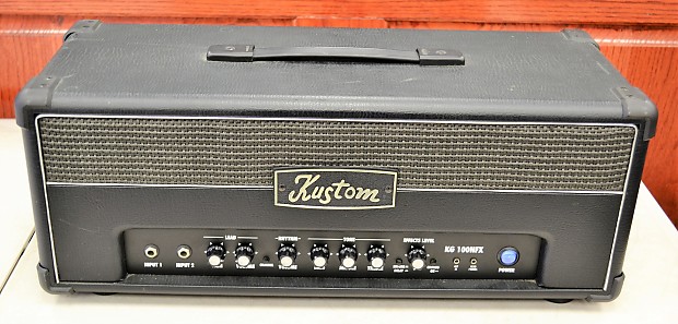 Kustom kg100hfx 100w sale guitar amp head