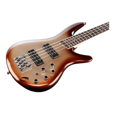 Ibanez SR300E 4-String Electric Bass Guitar (Charred Champagne Burst) image 4