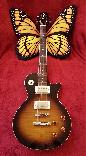 Hamer SLAMMER SP2F Les Paul Flame Top Tobacco Burst | Reverb