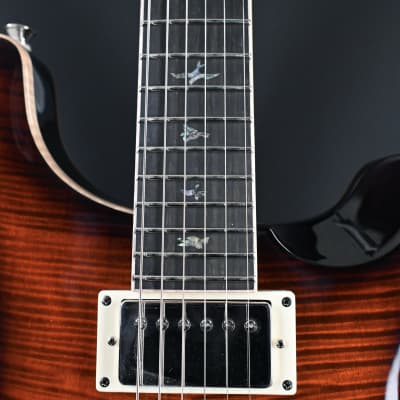 PRS SE Hollowbody II Piezo Orange Tiger Smokeburst #744 image 6