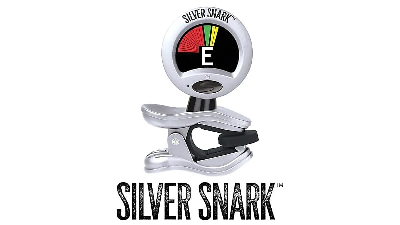 Snark SIL-1 Silver Snark Chromatic Tuner Hyper-Fast Clip On Tuner image 1