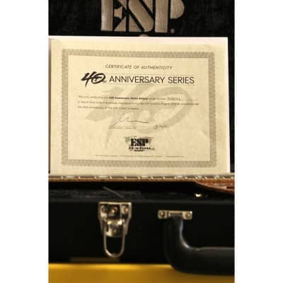 ESP ECLIPSE 40TH TE 2015 Tiger Eye Electric Guitar #27/40 image 10