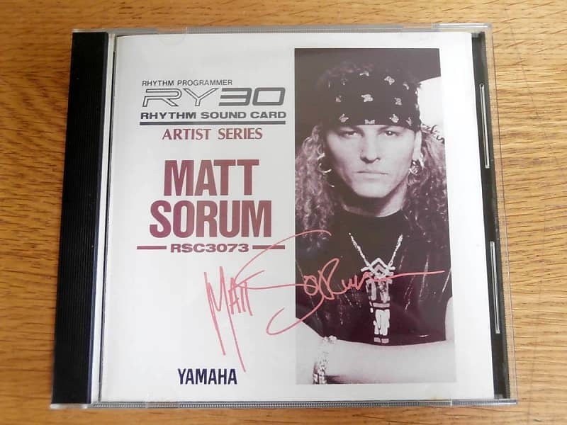 Yamaha RSC3073 Matt Sorum Rhythm Sound Card RY30 RM50 SY/TG rare! image 1
