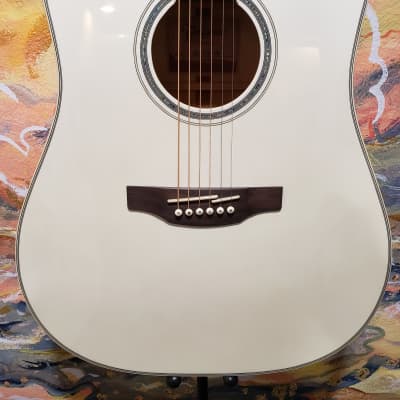 Takamine GD37CE PW G-Series 6-String Dreadnought Acoustic/Electric Guitar Gloss Pearl White w/ Takamine Gig Bag image 8